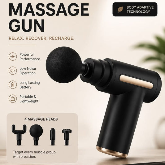 Massage Gun For Full Body Relaxation|Deep Tissue Percussion Massager